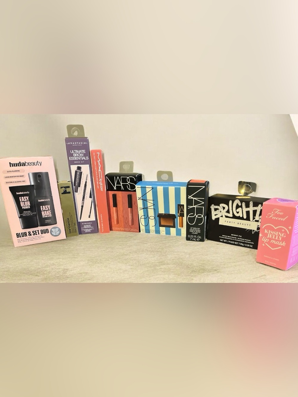 Prestige Makeup Bundle, NARS, Hourglass, Fenty, Mac, Too faced, Huda & ABH + Bag